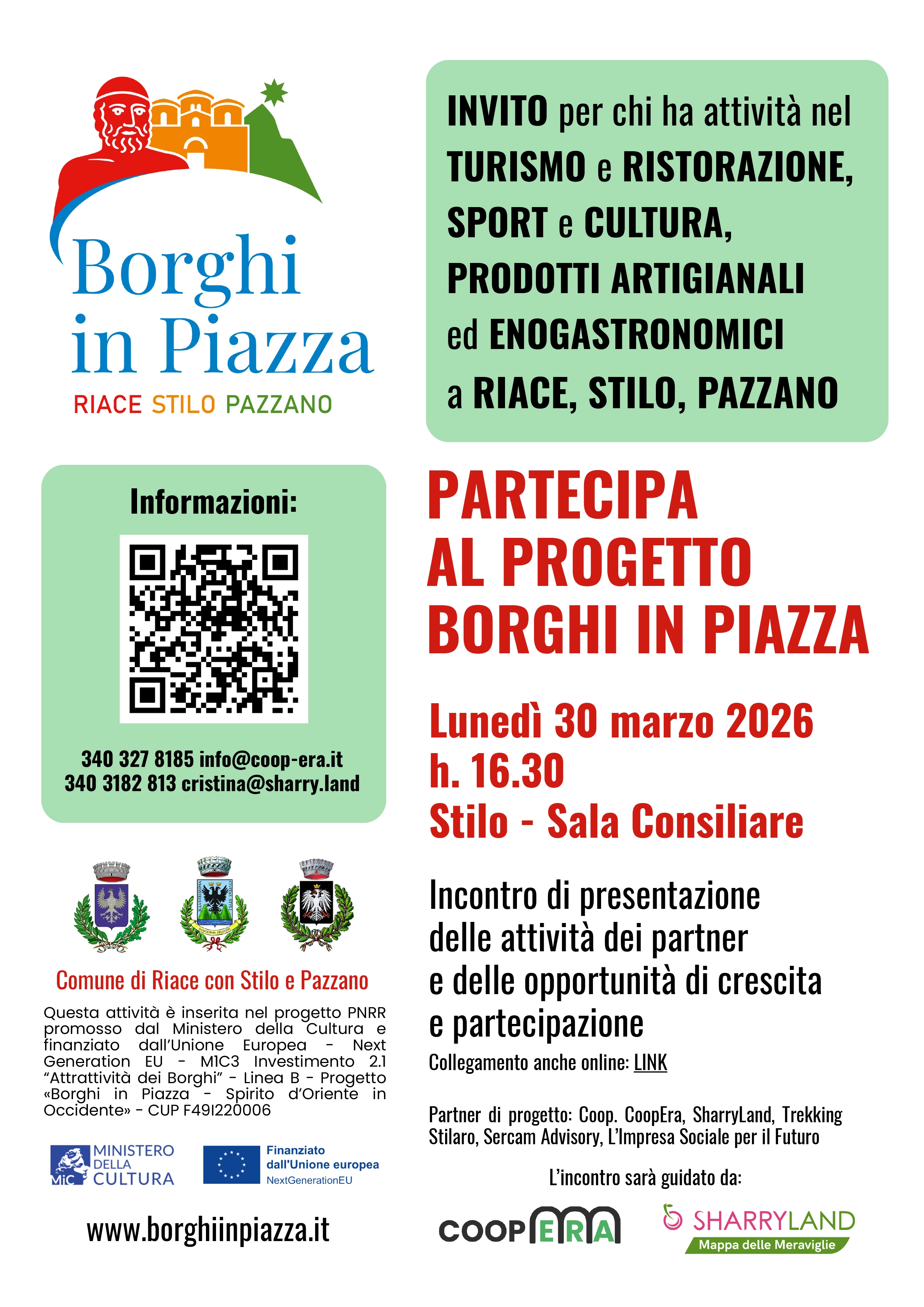 Incontro lunedì 30 marzo 2026