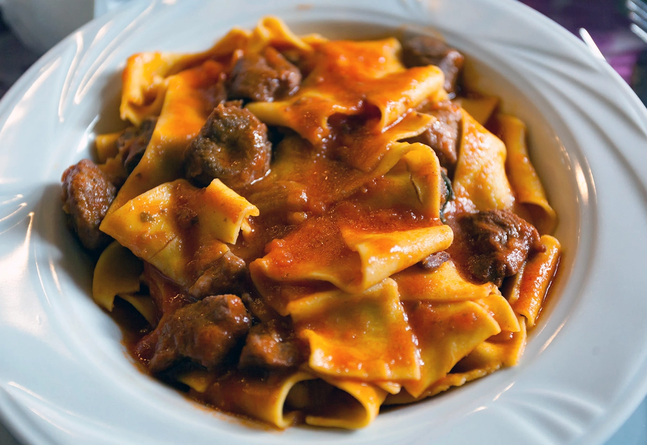 Pasta al ragù di cinghiale